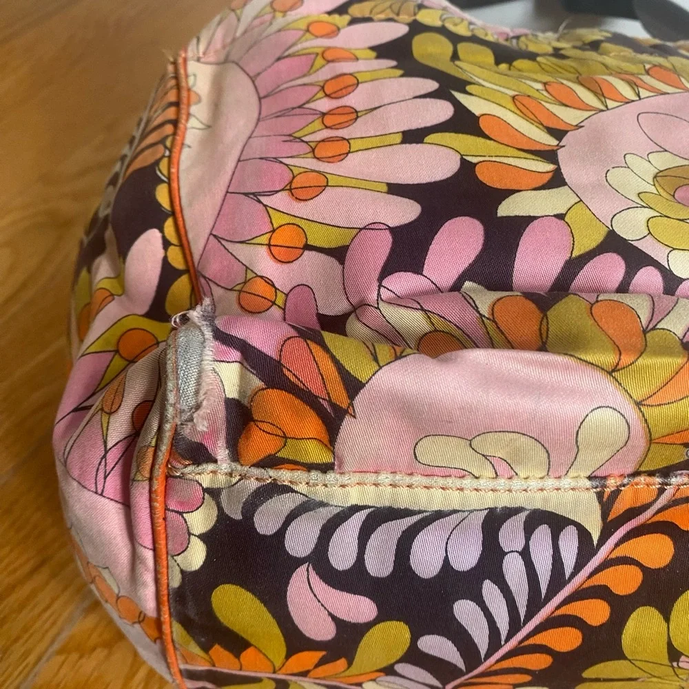 Vintage Kate Spade cloth/ leather bag - Picture 4 of 14